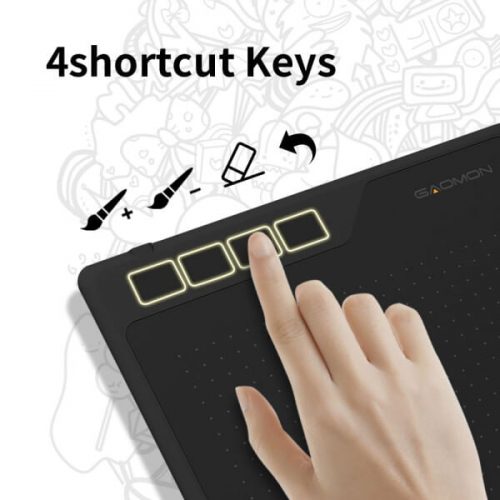 GAOMON S620 Customizable Shortcuts