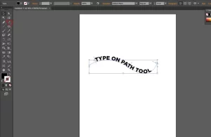 How to type on a path in Illustrator