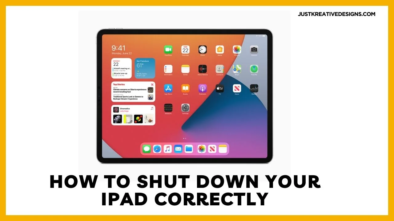 Shut down an iPad