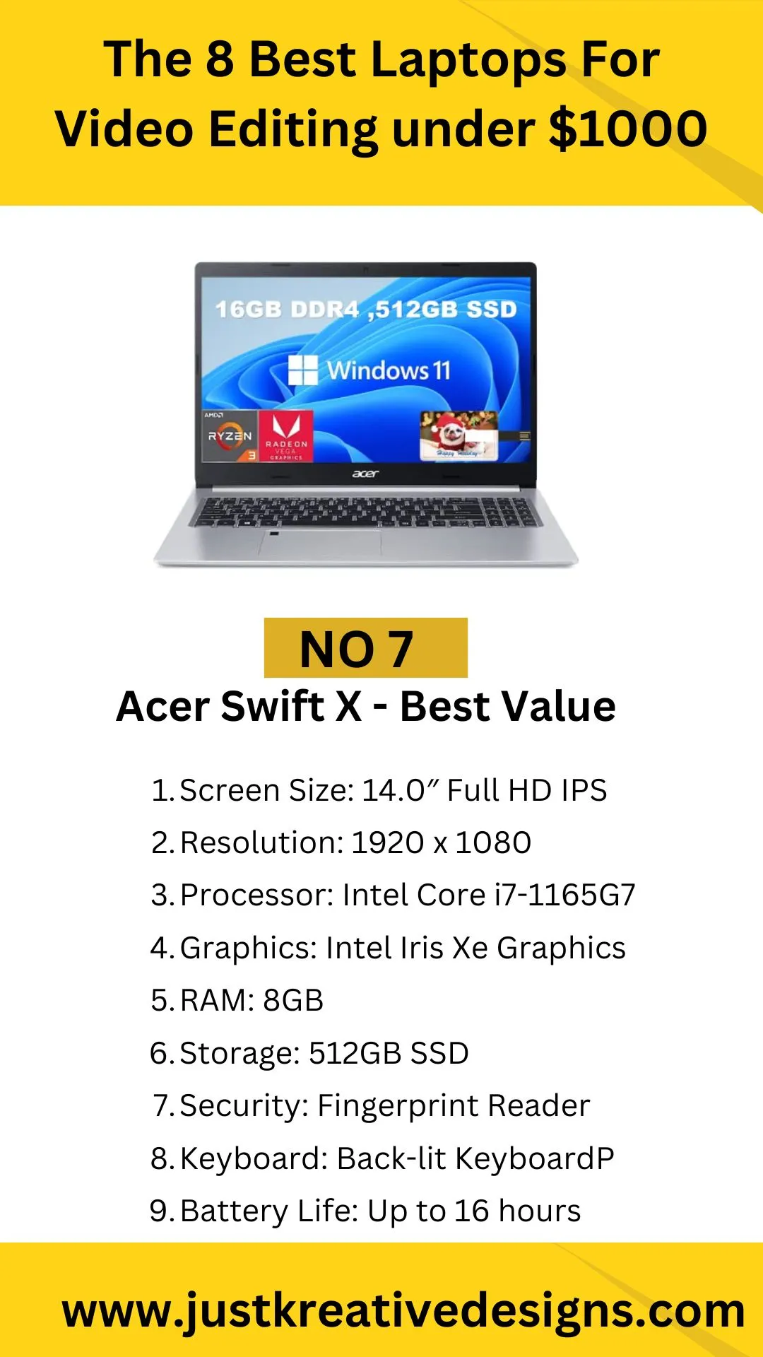 Acer Swift X - Best Value