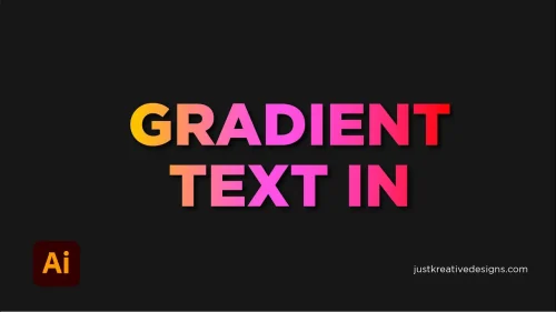 gradient text in illustrator