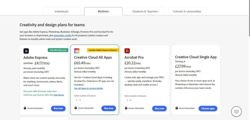 Cancel Adobe SUbscription: Team Plans and Enterprise Plans