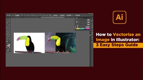 Vectorize an image in illustrator