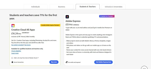 Student and Teacher Plans