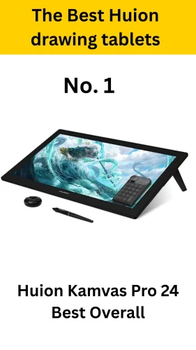 Huion Kamvas Pro 24: best Overall Huion drawing tablet