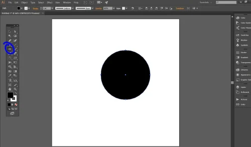 circle tool in illustrator