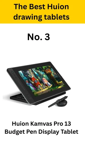 Huion Kamvas Pro 13: Best Budget Pen Display Tablet