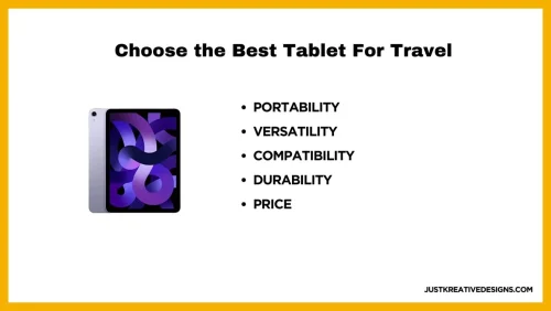 best tablet for travel and office work