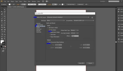 How to Export Files with Bleeds