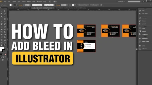 How to add bleed in Illustrator
