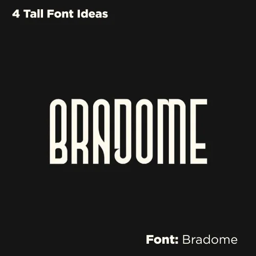 Brandome free font