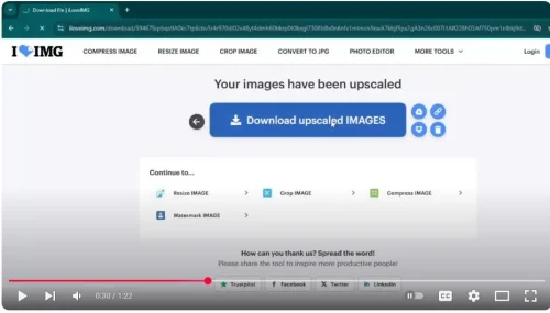 download upscale image