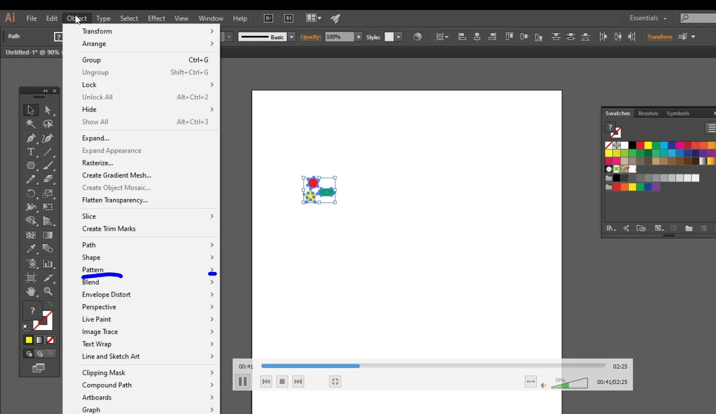 Make a Pattern in Illustrator