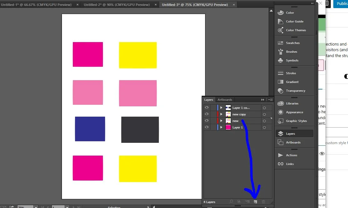 Duplicating Layers in Illustrator from layers panel