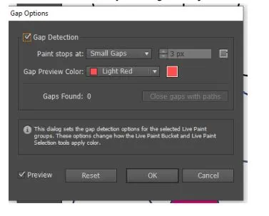 join gaps in live paint bucket tool