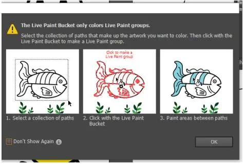 Live Paint Bucket Tool error