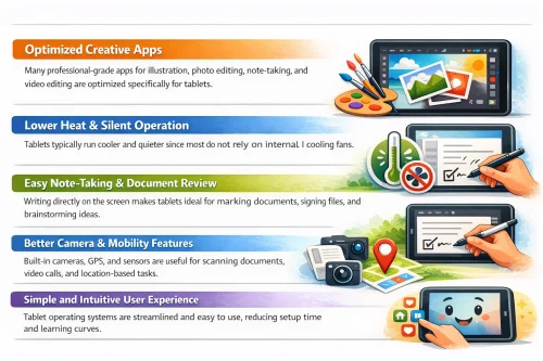 Tablet Advantages for Work
